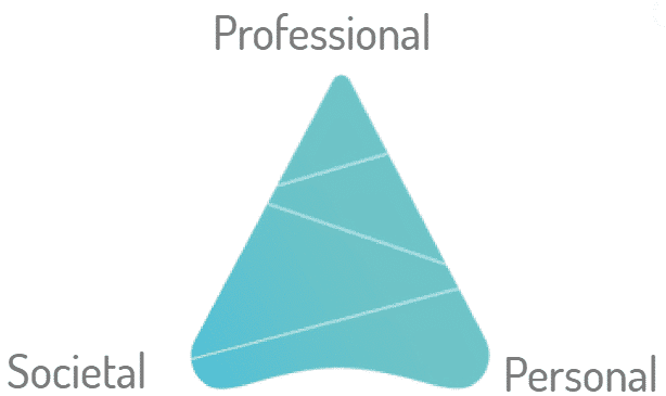 leadem mentoring leadership triangle logo professional societal personal training